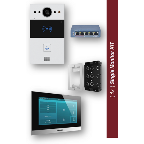 IP Akuvox KIT Flush (White)