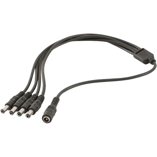 1x F DC-In to 4x M DC-Out