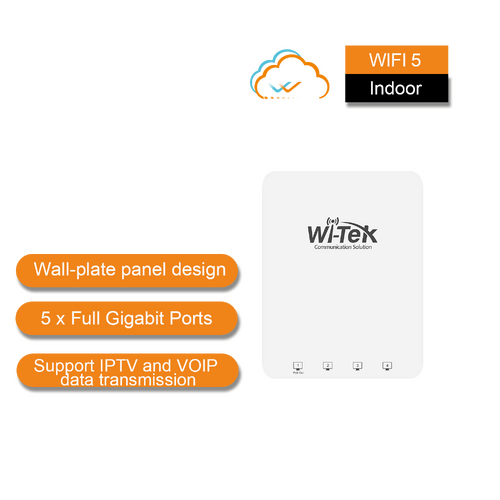 WI-TEK Gigabit Wall-Plate Access Point