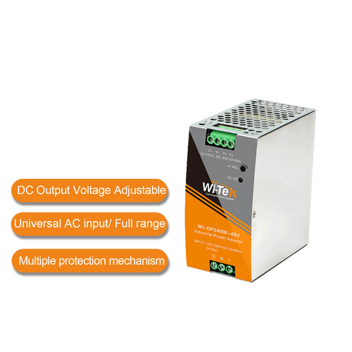 WI-TEK Industrial 240W DIN-Rail Power Adapter