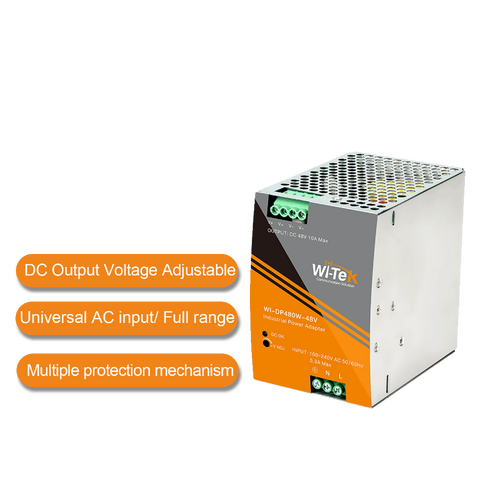 WI-TEK Industrial 480W DIN-Rail Power Adapter