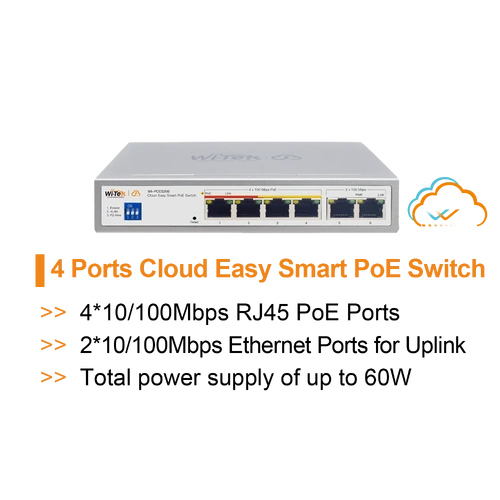4ch POE 10/100 2ch Uplink