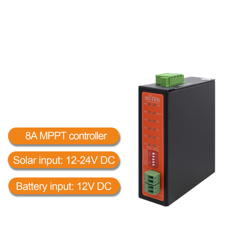 WI-TEK 12V/24V Smart Solar Controller